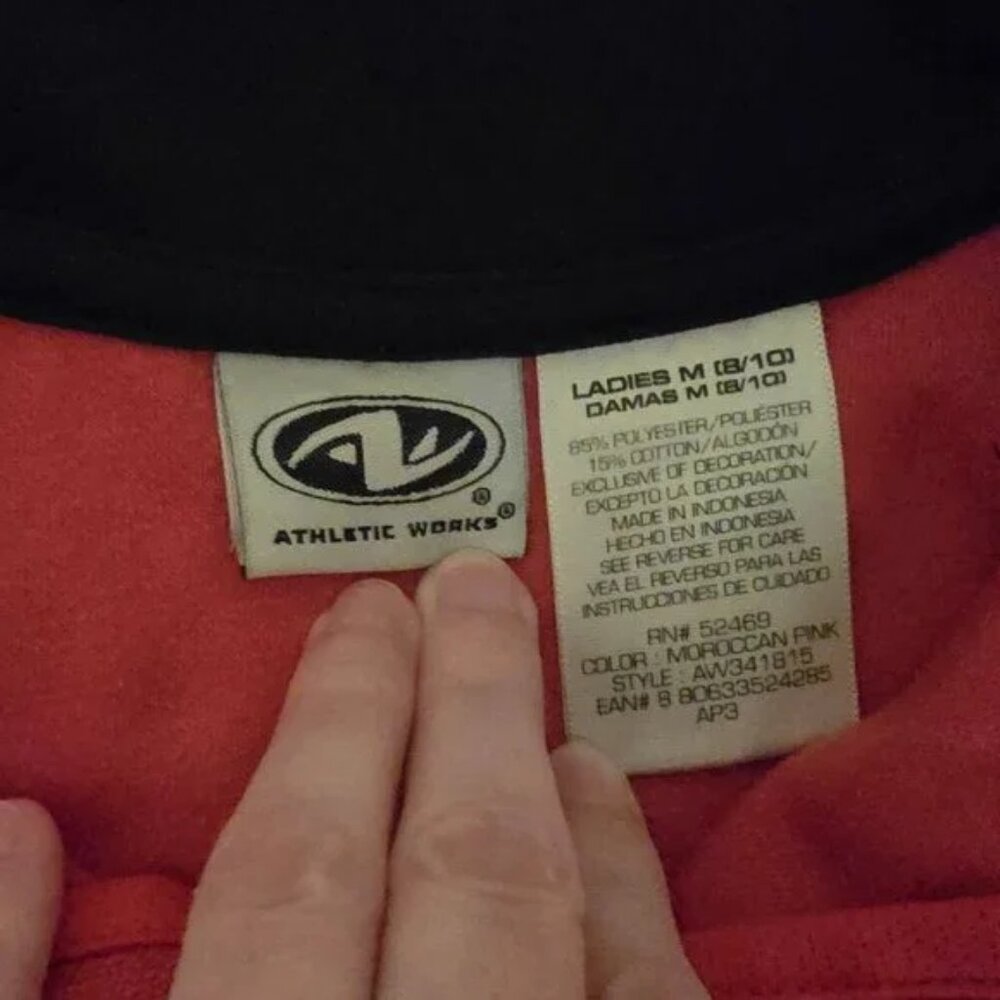 Pink Athletic Works Track Jacket - Picture 4 of 6
